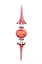Load image into Gallery viewer, Ruby Spire Glass Ornament