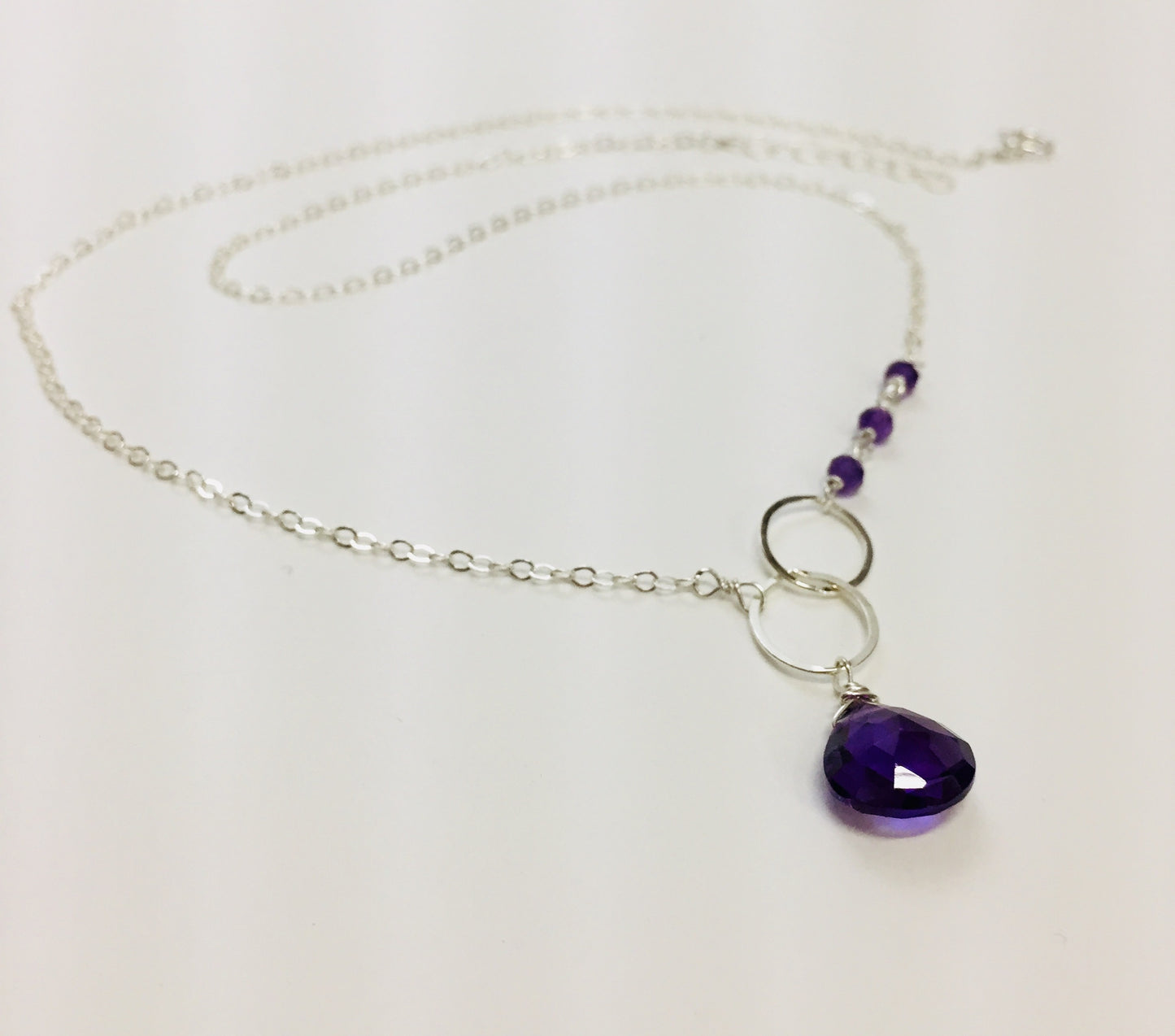 Necklace Sterling Silver Amethyst