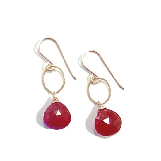 Ruby Earring