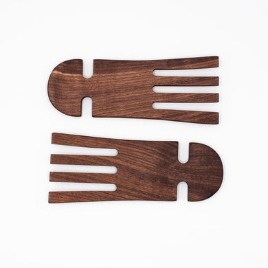 Salad Hands, Walnut 9 in