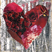 Load image into Gallery viewer, Birch Berry Heart Tile/Coaster