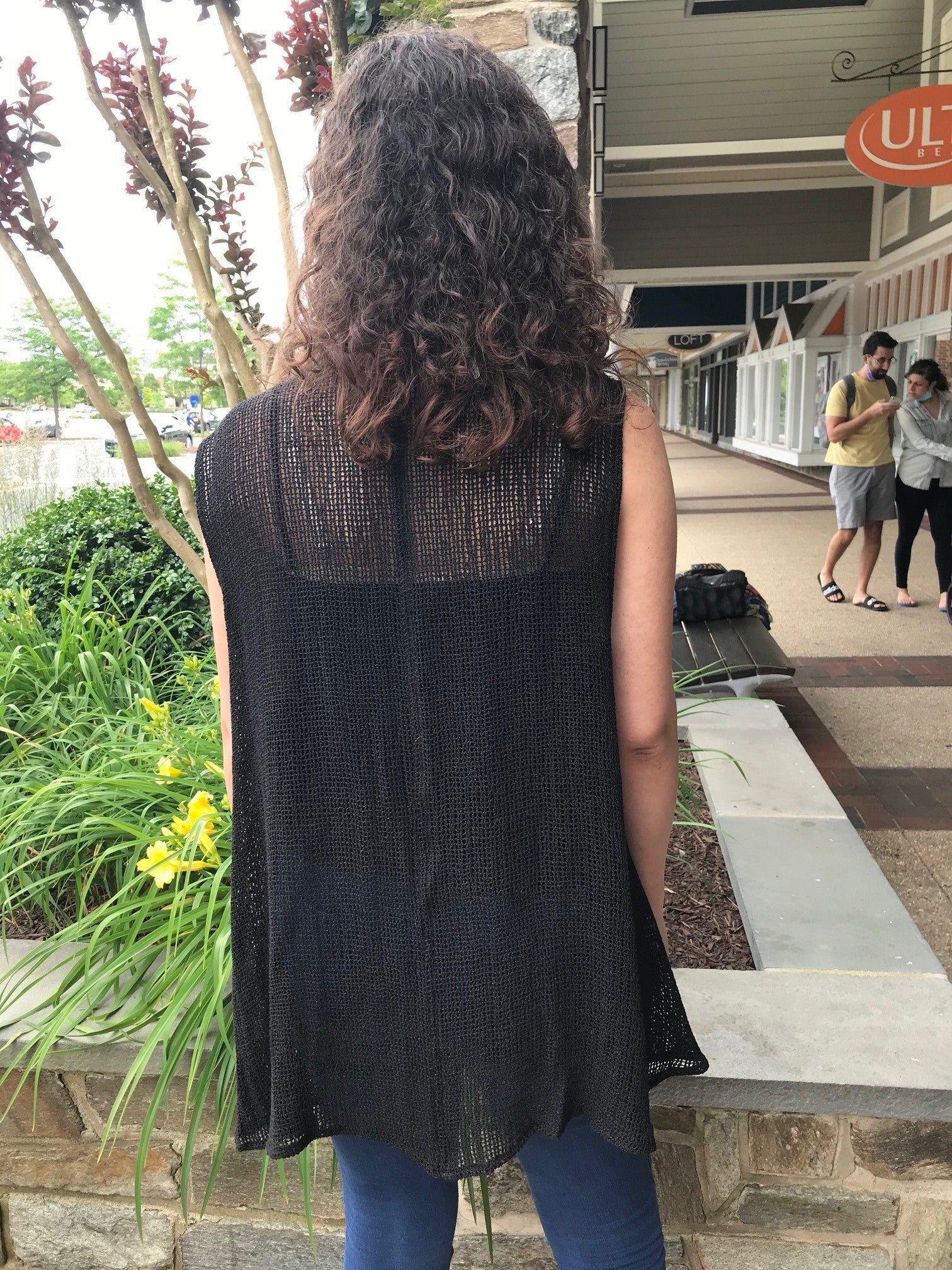 All Season Black Mesh Vest