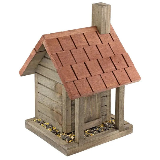 Log Cabin Bird Feeder