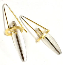 Load image into Gallery viewer, Halo Earrings Sterling Silver &amp; Vermeil