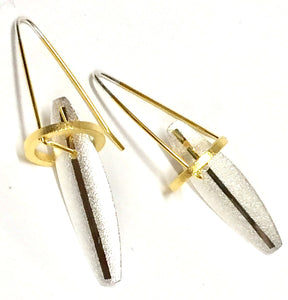 Halo Earrings Sterling Silver & Vermeil