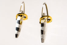 Load image into Gallery viewer, Halo Earring in Sterling Silver With 18k Gold Vermeil
