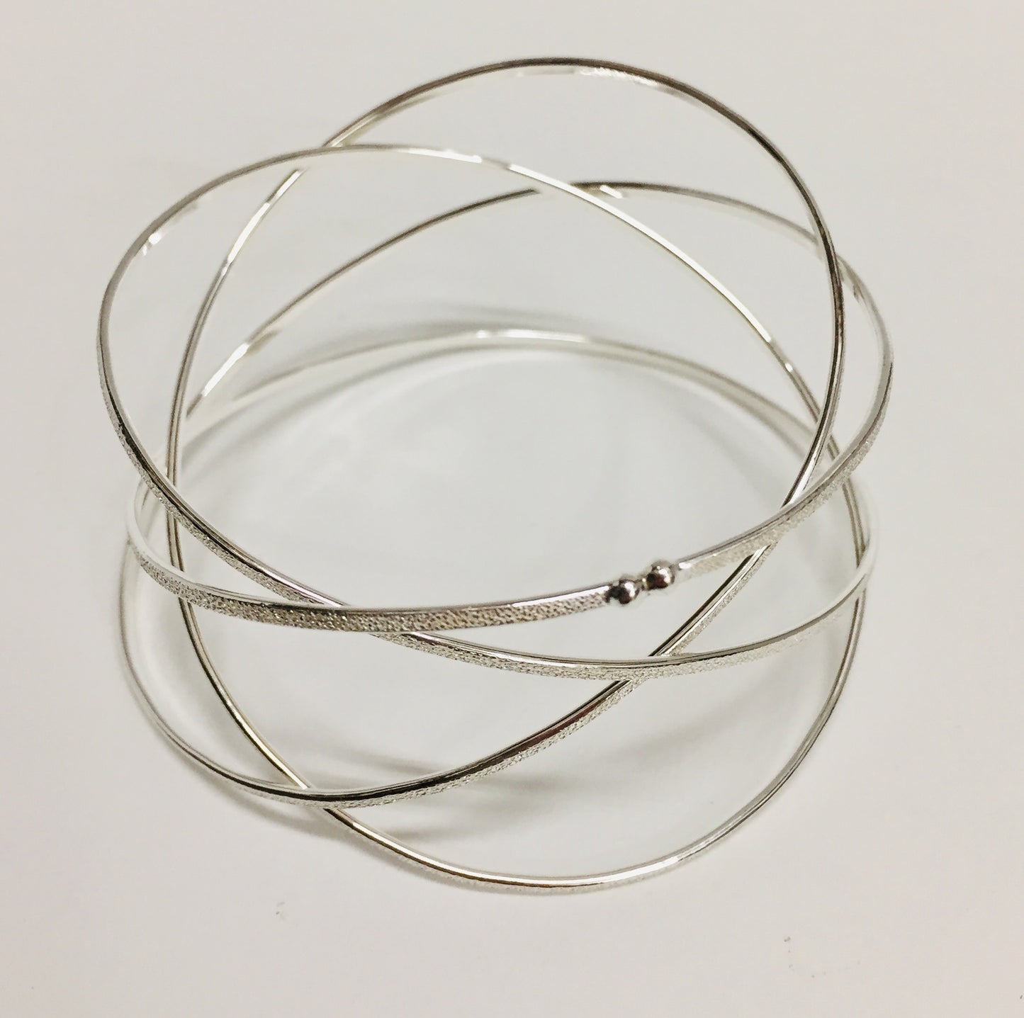 Orbit Sterling Silver Wrap Bracelet