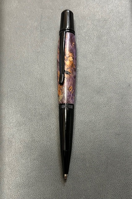 Dyed Maple Burl pen