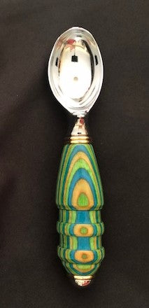 Whimsical Hand Turned Ice Cream Scoop