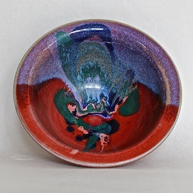 Salad Bowl in Red/Blue