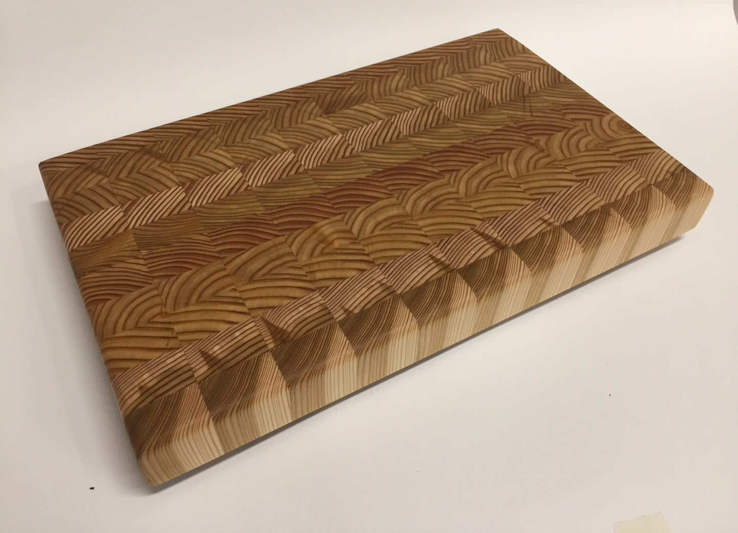 End Grain Larchwood Cutting Board