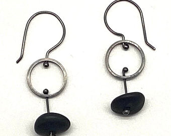 Circle Rock Earrings