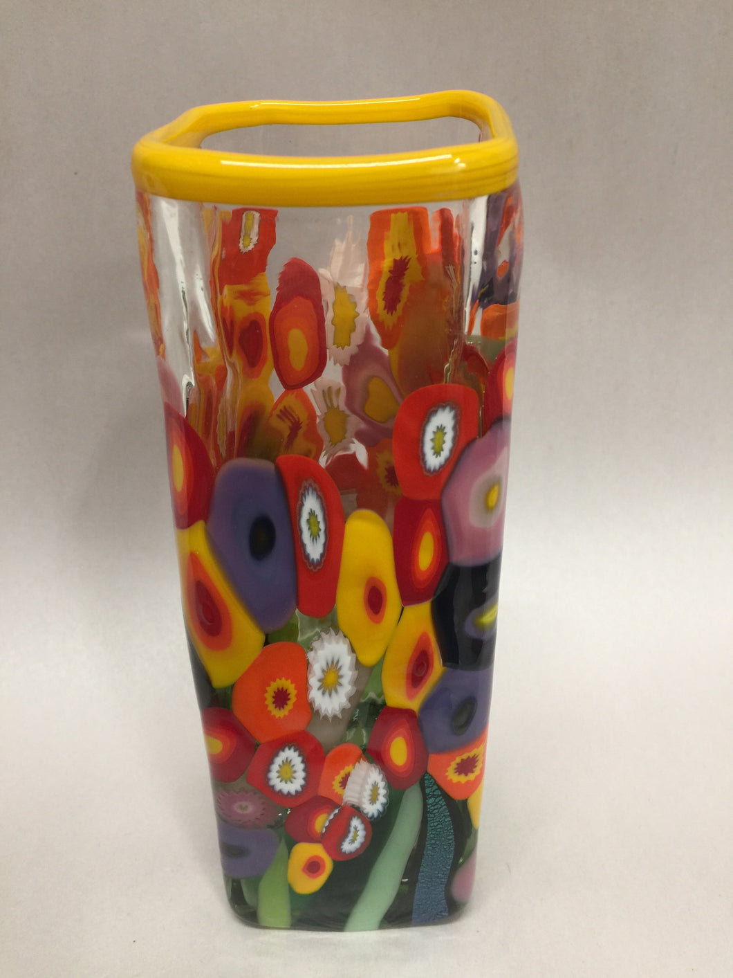 SM Sq Clear Wildflower Vase