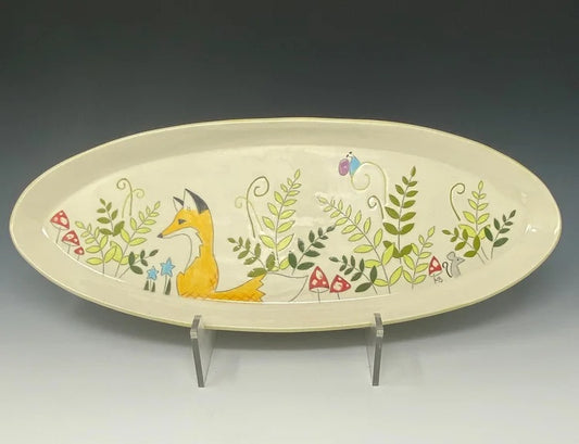 Fox Oval Platter