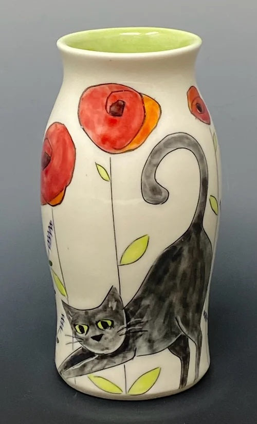 Small Cat Vase