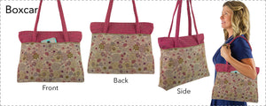 Boxcar Purse in Cool Pink