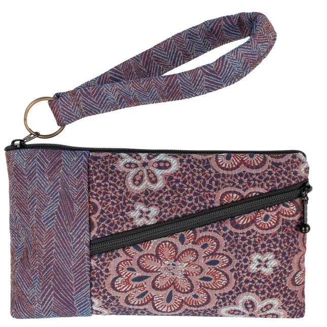 Beetle Wristlet Forest Flower Royal
