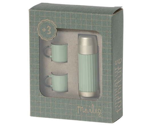 Thermos and cups - Mint