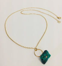 Load image into Gallery viewer, Necklace Small Karma Chrysacolla
