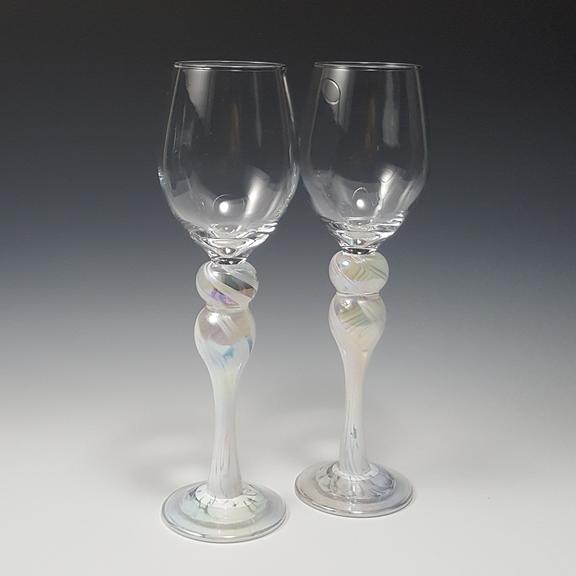 White Stemmed Wine Goblet