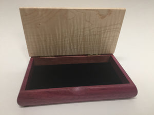 Wood Box With I Love You Engraved in Top
