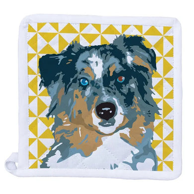 Austrailian Shepard Potholder