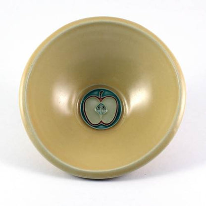 Yellow Bowl With Apple