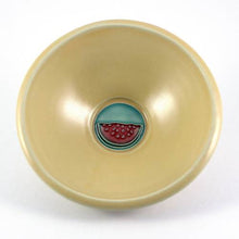 Load image into Gallery viewer, Yellow Bowl With Watermelon