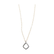 Load image into Gallery viewer, Arabesque Pave Set Diamond Pendent Necklace