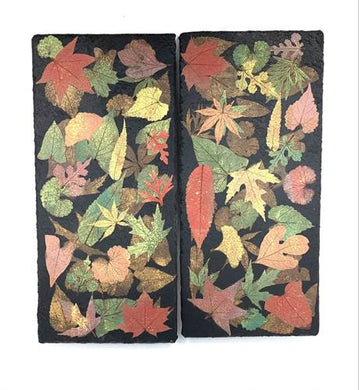 Large Multicolor Leaf Tray