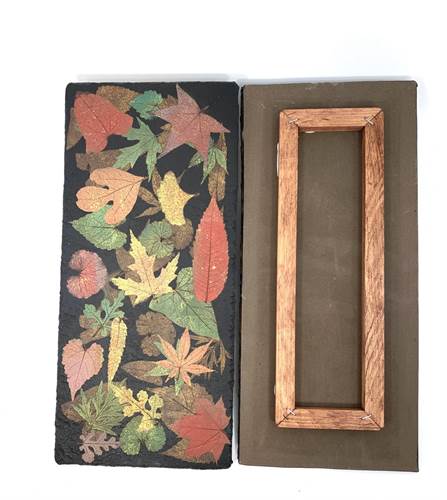 Large Multicolor Leaf Tray