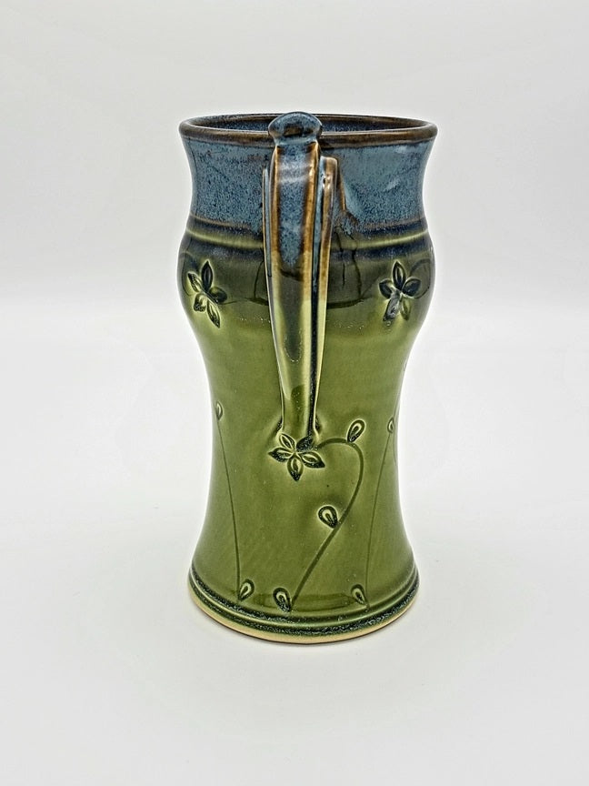 Green Flower Mug