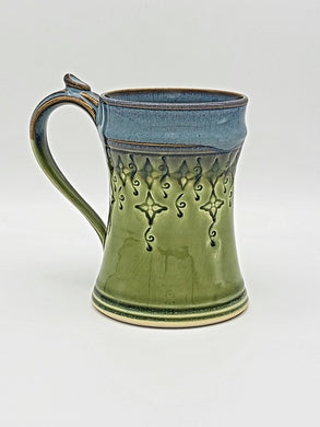Green Patterned Mug