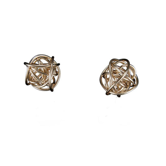 Gold Fill Knot Post Earring