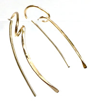 Load image into Gallery viewer, Threader Earring Gold Filled Wire With Loop