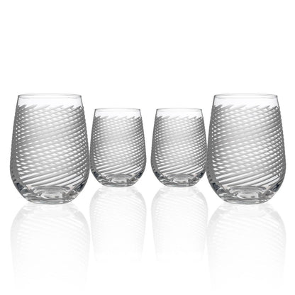 Cyclone Stemless Wine Glass 17oz