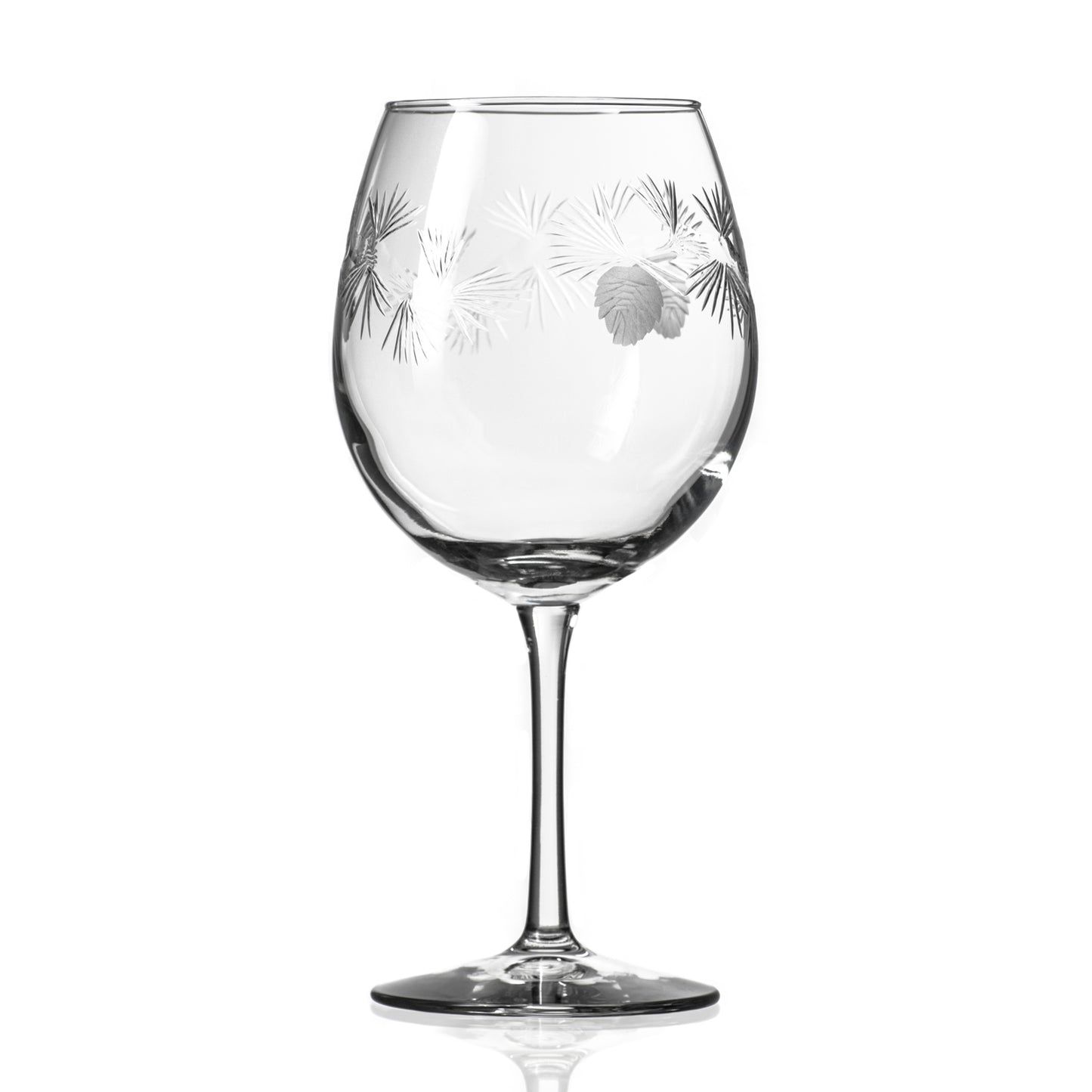 Icy Pine Balloon Wine Glass 18oz