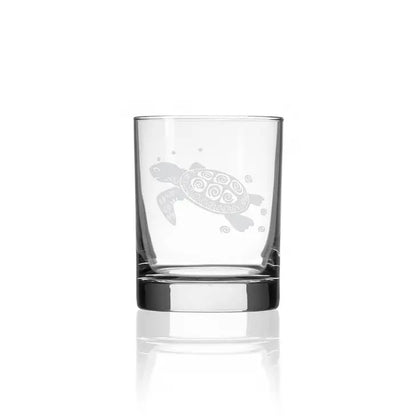 Double Old Fashion Sea Turtle 13OZ