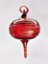 Load image into Gallery viewer, Small Gold Cranberry Wrap Ornament