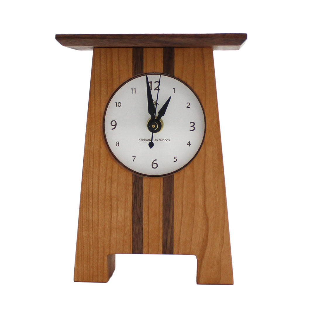 Cherry and Walnut Craftman Clock