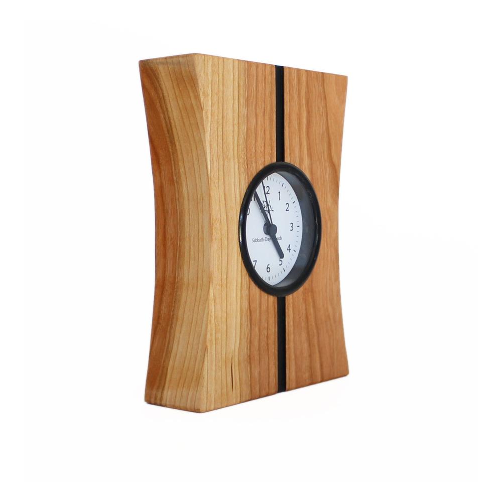 Turning Time Cherry Clock