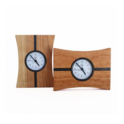 Turning Time Cherry Clock