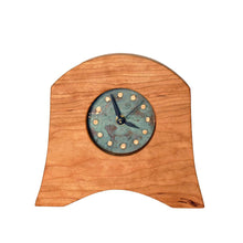 Load image into Gallery viewer, Cherry Clock With Distinct Copper Patina Face