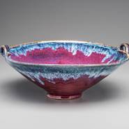 Large Ceramic Bowl With Handles