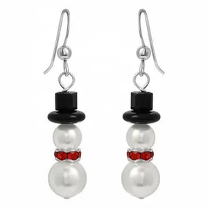 Frosty Snowman Earrings