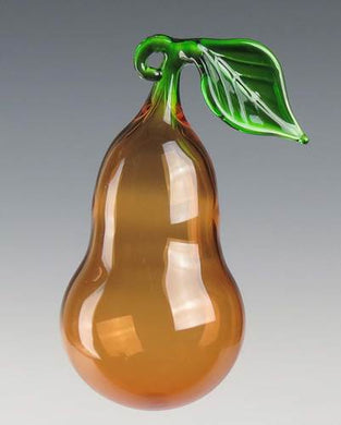 Glass Pear Ornament