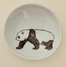 Load image into Gallery viewer, Small Woodgrain Dish with Panda