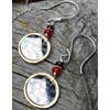 Silver Disc Earring