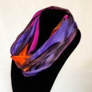 Hand Painted Silk Scarf