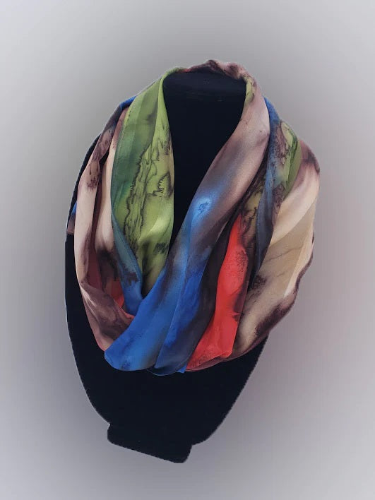 Country Garden Silk Scarf